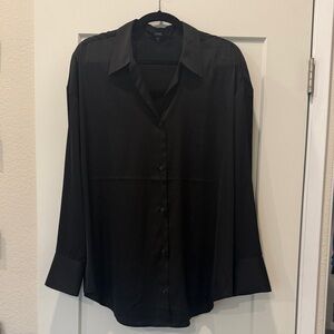 Express Black Button Down Shirt